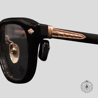 Chrome Hearts Chirp Chirp-A Sunglasses in Tortoise/Gold