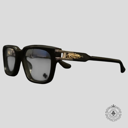 Chrome Hearts Bulge Sunglasses in Brown/Gold