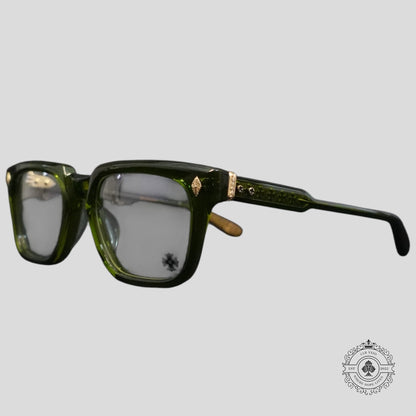 Chrome Hearts Ambidixtrous Sunglasses in Green/Gold