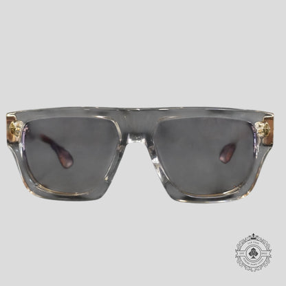 Chrome Hearts Charismadick Glasses in Clear/Gold