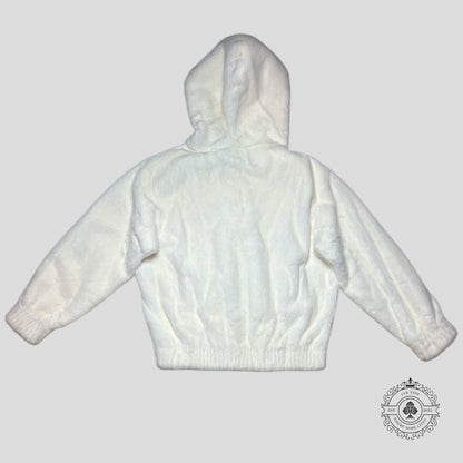 Louis Vuitton Mink Hoodie in White