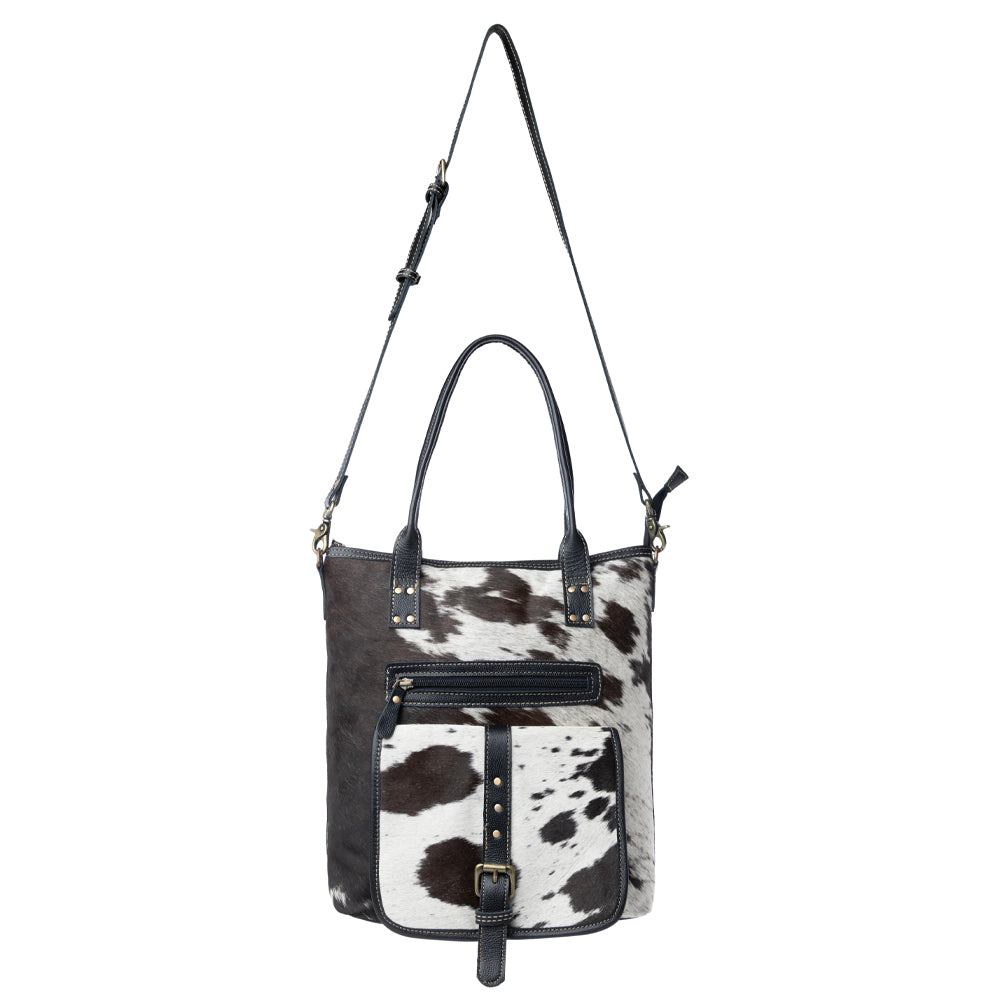 Mesa Maverick Tote Bag in Black & White