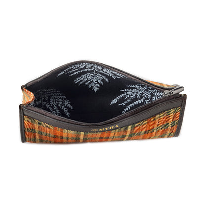 Buena Mia Multi-Pouch Bag In Black and Orange