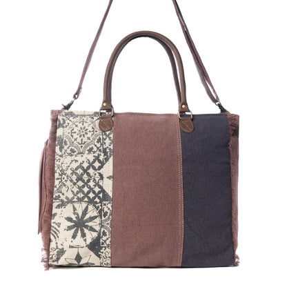 Retro Print Weekender Bag