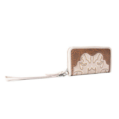 Electric Desert Wallet In Brown In Chocolate White