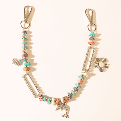 Wildflower Rainbow Bag Charm