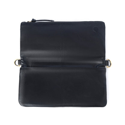 Yellowstone Palisade Clutch Bag with Rivets in Ash