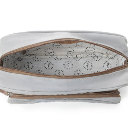 Myra Paisley Plains Pouch in Smoky Ash