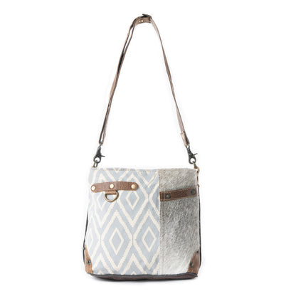 Washed-Out Side Pocket Shoulder Bag