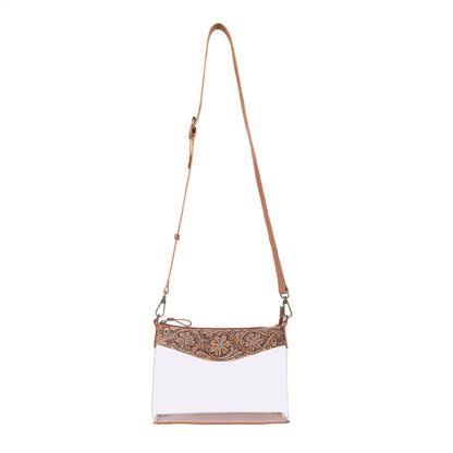 Myra Rodeo Frontier Clear Bag in Bridle Biscuit