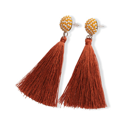Red Shake Drop Earrings