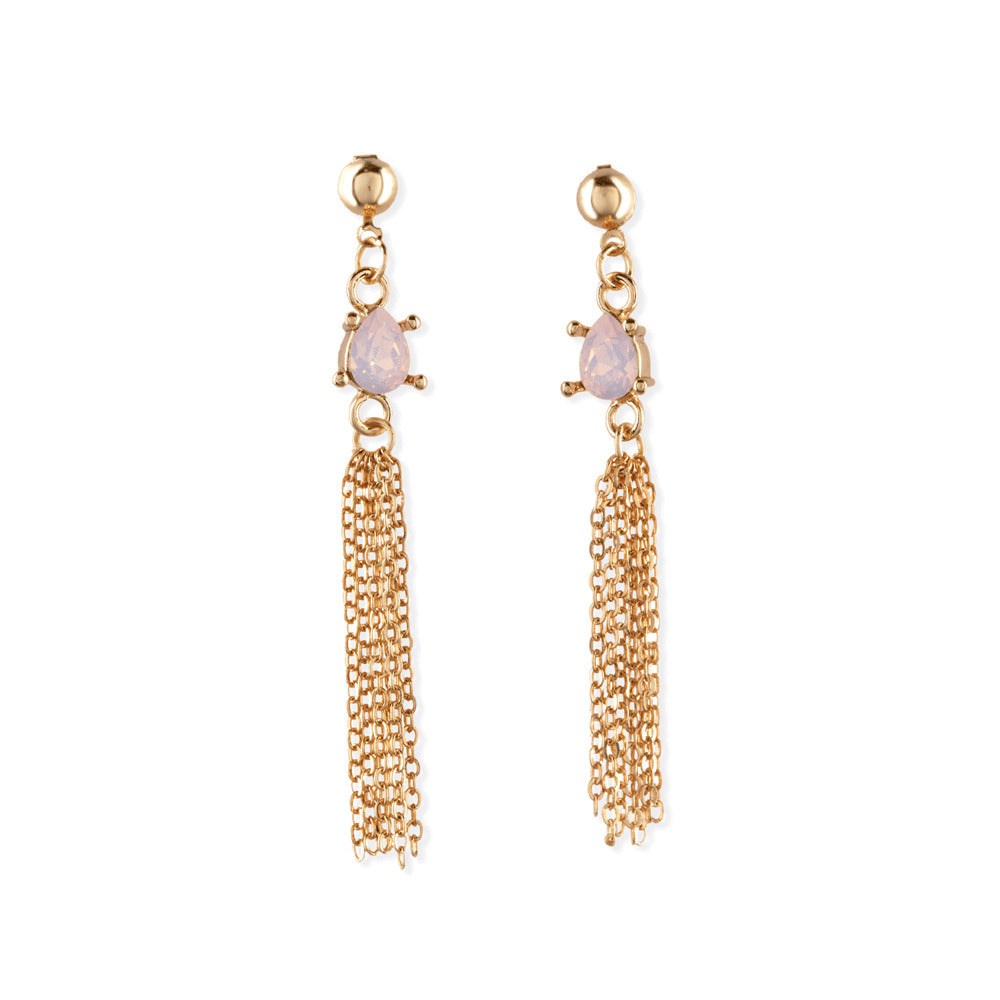 Netted Fall Drop Earrings