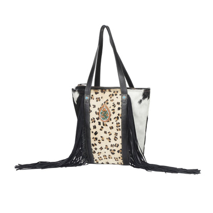 Vanilla Crème me Leather & Hairon Bag