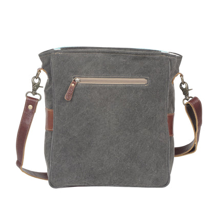 Geometric Accent Shoulder Bag