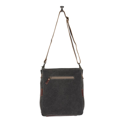 Geometric Accent Shoulder Bag