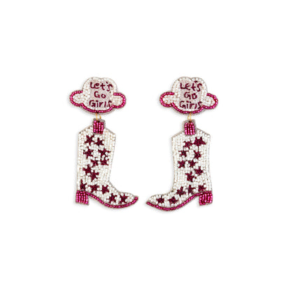 Letâ€™s Go Girls Earrings In Red