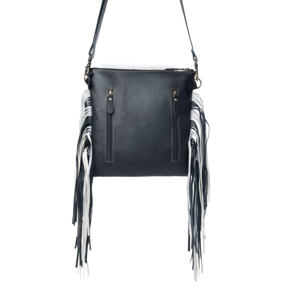 Myra Chilton Draw Hairon Concealed Carry Bag – Stylish Cowhide & Leather Crossbody with Adjustable Leather Strap