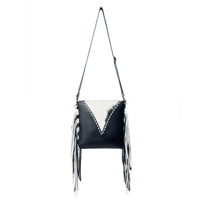 Myra Chilton Draw Hairon Concealed Carry Bag – Stylish Cowhide & Leather Crossbody with Adjustable Leather Strap