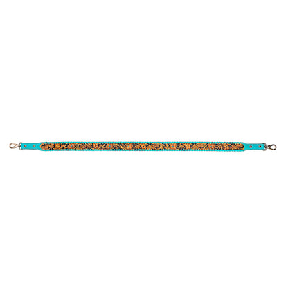 Bear Claw Ridge Hand-tooled Leather Strap