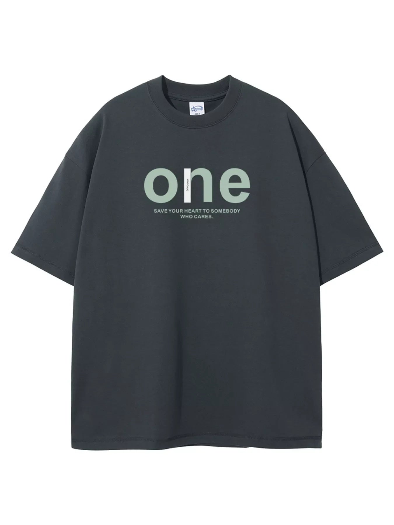 Men's Full Size Casual Letter Graphic Short Sleeve T-Shirt Plus Size