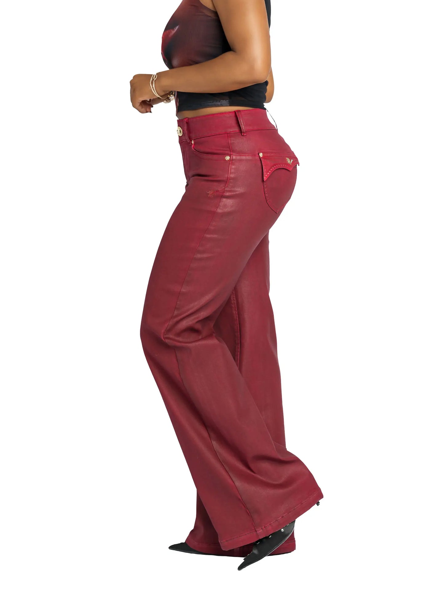 Wide-Leg Jean - Red Delicious