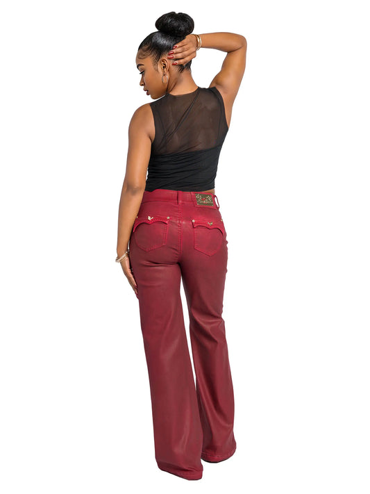 Wide-Leg Jean - Red Delicious