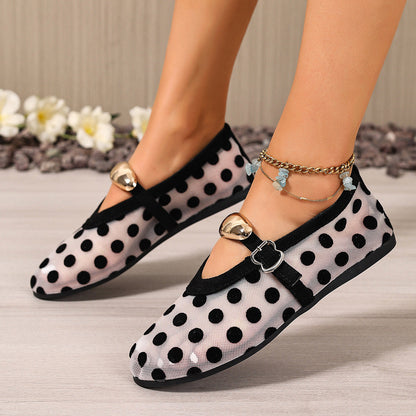 Polka Dot Slip-Ons