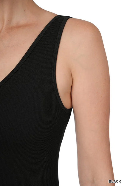 Zenana Breathable Seamless Ribbed Sports Jumpsuit