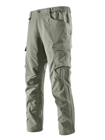 Men's Plus Size Elastic Waist Cargo Pants