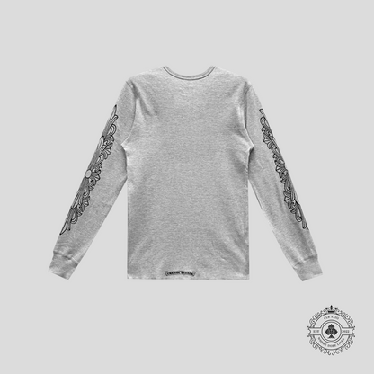 Chrome Hearts Horseshoe Logo Thermal Shirt in Grey
