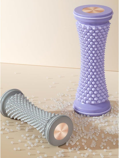Foot Massage Roller Manual Trainer for Relieve Plantar Fasciitis Heel & Foot Arch Pain and Deep Tissue Massage Multi-Functional Feet Massages Trigger Point Therapy Reflexology Tool