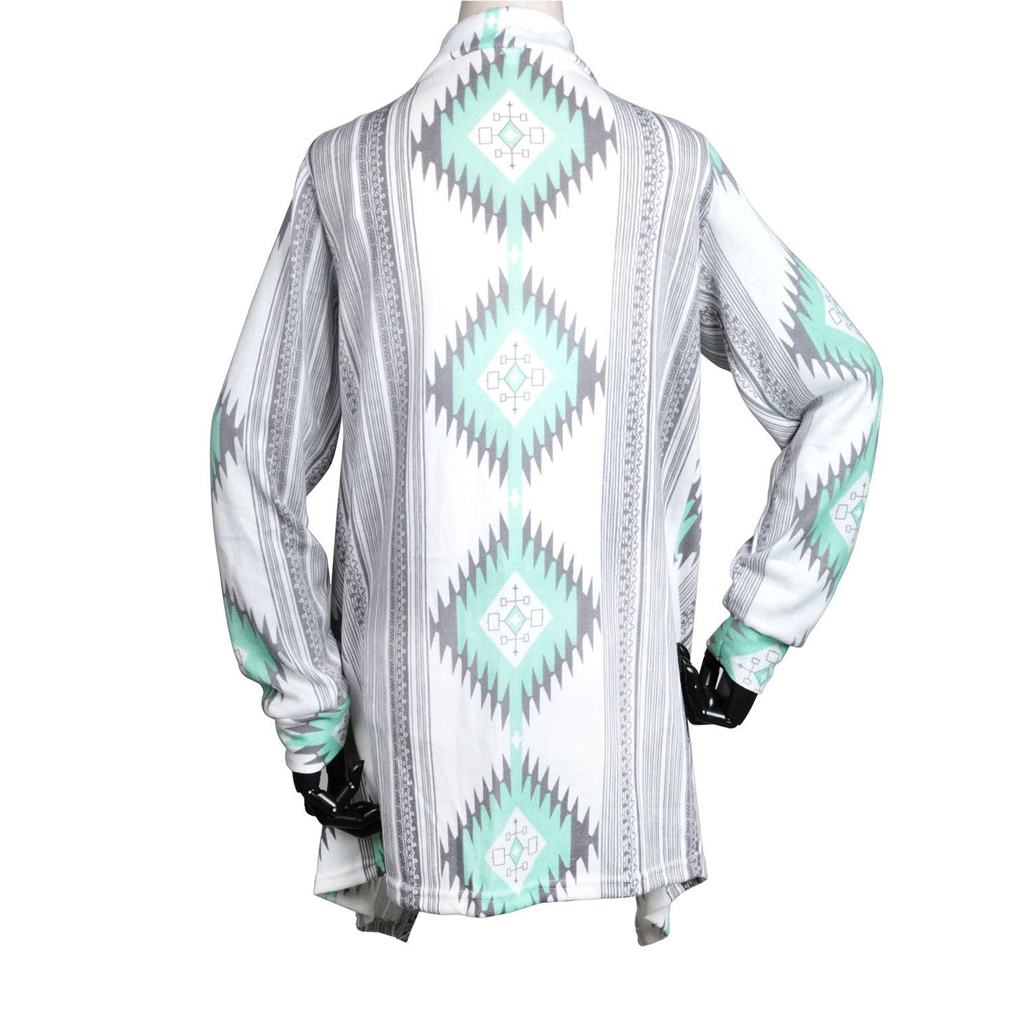 Women Open Front Cardigan Long Sleeve Shawl Neck Breathable Cardigan Well Collection