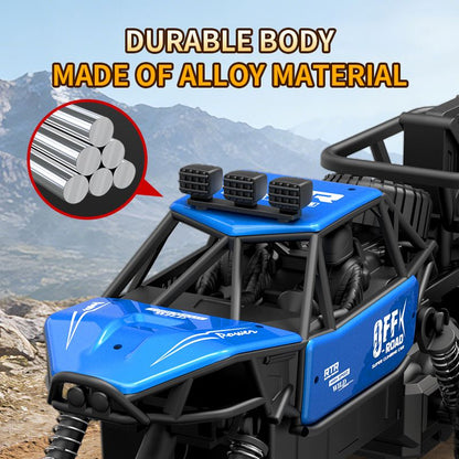 All-terrain Electric Toy Car, Alloy Car, 1:20 Scale Model Car, 2.4GHz R/ C Off-road Car, High-speed Car, with Headlights And Shock Absorption, Birthday Gifts for Kids Over 3 Years Old