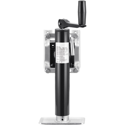 Trailer Jack, 2000 lbs Dynamic Load Capacity, Heavy Duty Swivel Bolt-on Trailer Jack, 10" Lift Trailer Jack Stand with Handle for RV Trailer, Horse Trailer, Utility Trailer, and Yacht Trailer