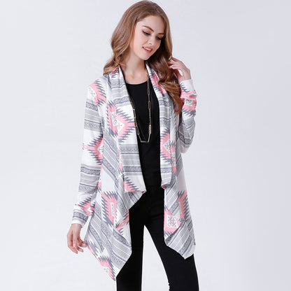 Women Open Front Cardigan Long Sleeve Shawl Neck Breathable Cardigan Well Collection