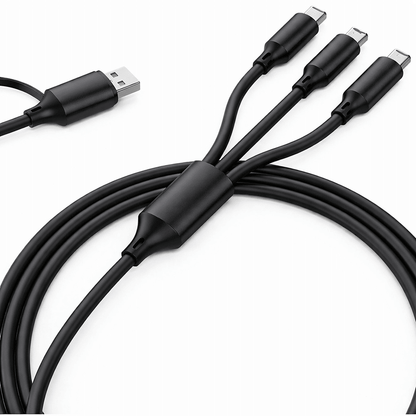 3P Experts Bold Dual  4 N 1 Charging Cable
