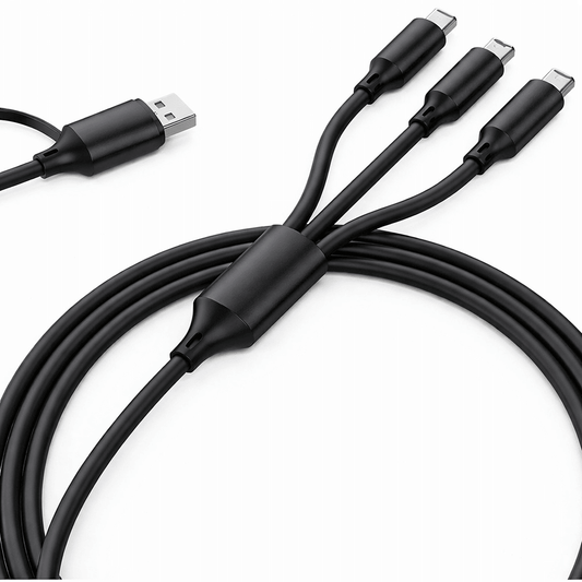 3P Experts Bold Dual  4 N 1 Charging Cable