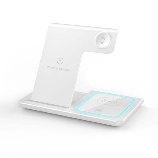 3 In 1 Fast Charging Station; Folding Wireless Charger Stand For IPhone 14; 13; 12; 11/Pro/Max/Mini/Plus; X; XR; XS/Max; SE; 8/Plus; Apple Watch 1-8; Airpods 3/2/Pro