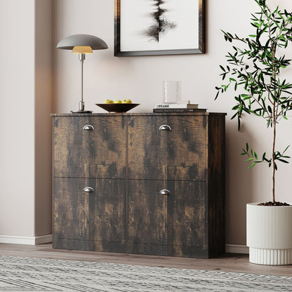 Shoe Cabinet,Hidden Slim Narrow Shoe Rack Cabinet with 4 Drawers for Entryway, Foyer,Hallway,Bedroom