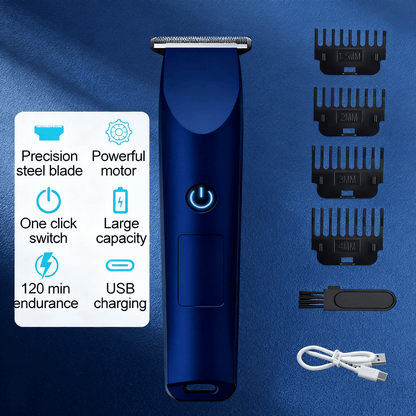Professional Hair Clippers Trimmer Cutting Beard Cordless Barber Shaving Machine