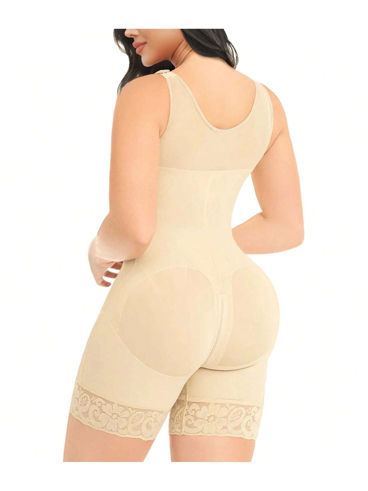 Fasjrixa Fajas Colombianas Shapewear for Women Tummy Control Post Surgery Full Body Shaper Butt Lifter with Zipper Crotch,corset tops for women,fajas colombianas moldeadoras