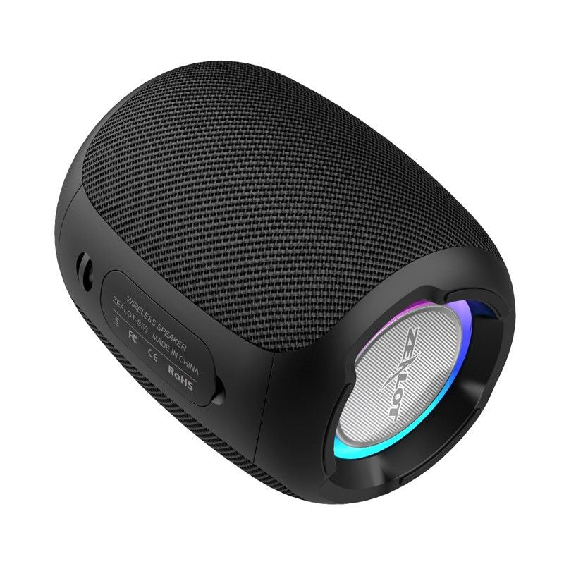 Zealot S53 Mini Speaker Portable Wireless Column Waterproof HIFI Lossless Sound Quality Stereo Subwoofer Loudspeaker; Christmas Gift For Women/Kids/Children/Men/Adults