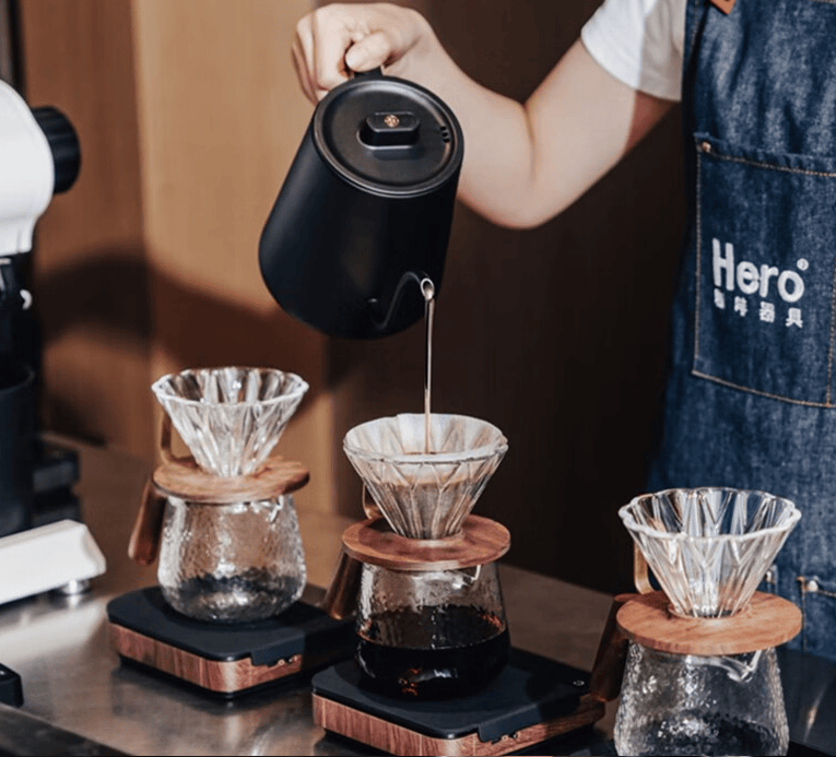 Precision Coffee Scale with Timer - Multifunctional Electronic Weight Scale for Home Brewing