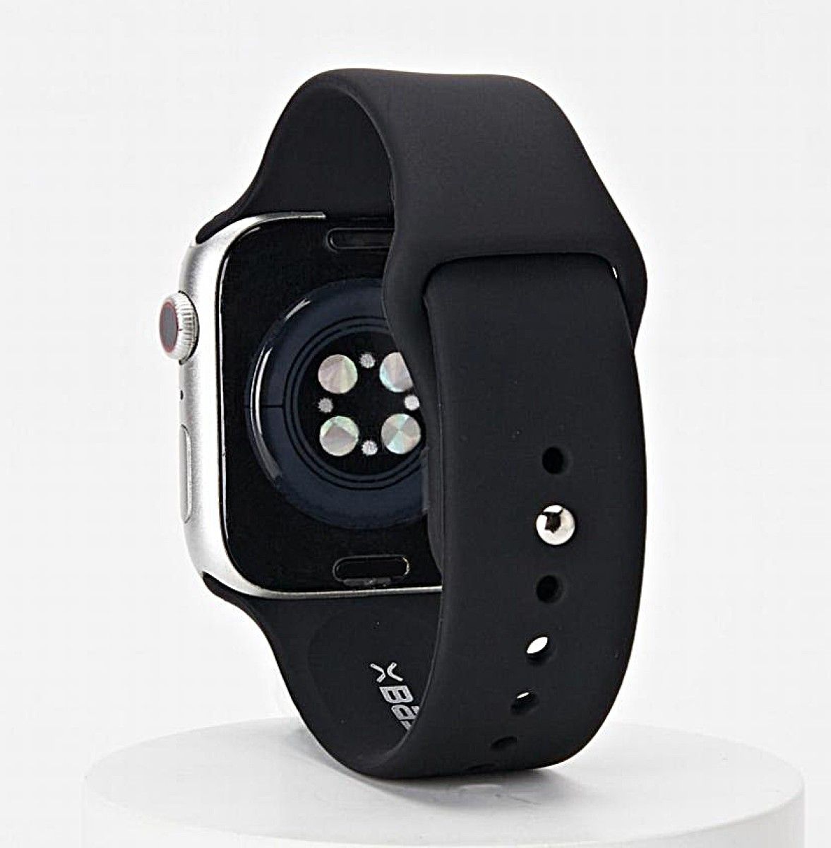 White Silicone Watch Band Made for Apple Watch - Large (42/44/45/49mm)