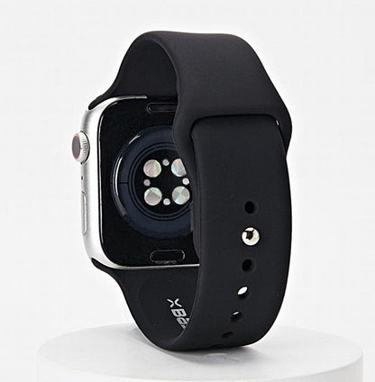 White Silicone Watch Band Made for Apple Watch - Large (42/44/45/49mm)