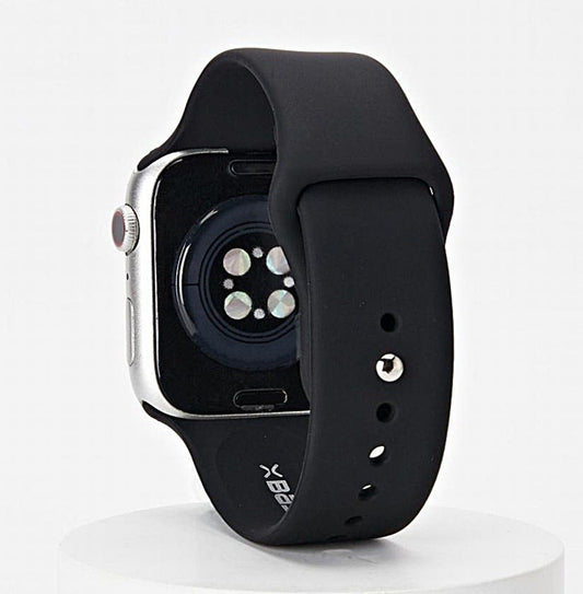White Silicone Watch Band Made for Apple Watch - Large (42/44/45/49mm)