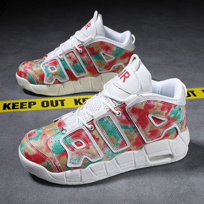 New men's and women's trend fashion personality basketball sneakers fashion match men's sneakers 5 colors
