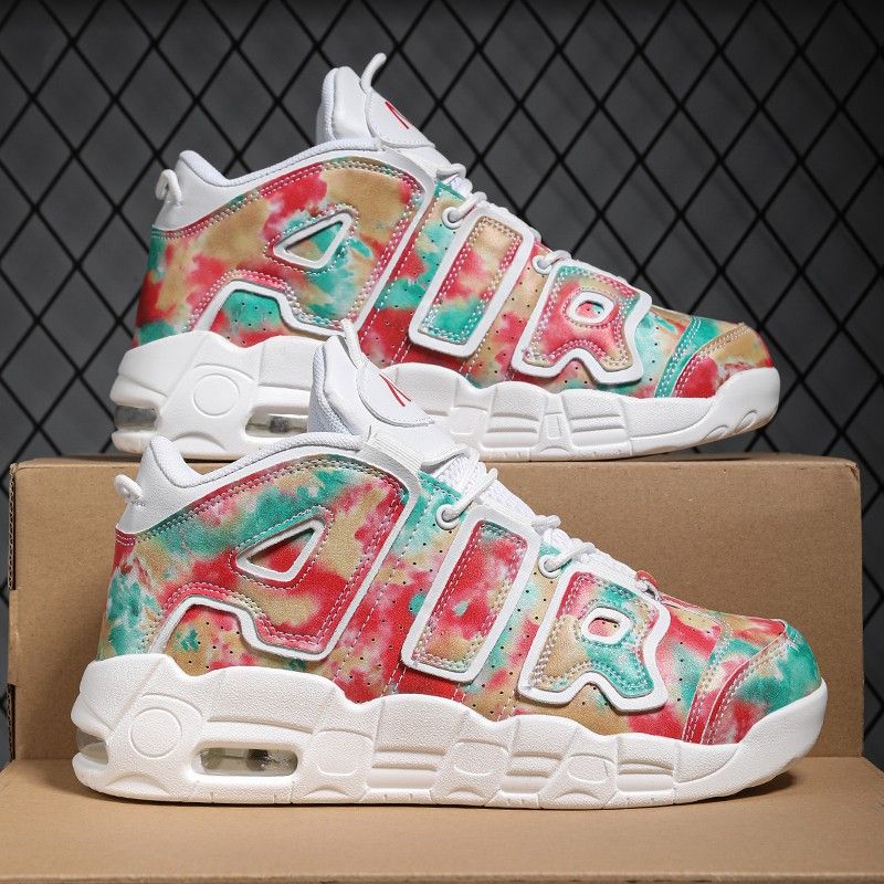 New men's and women's trend fashion personality basketball sneakers fashion match men's sneakers 5 colors