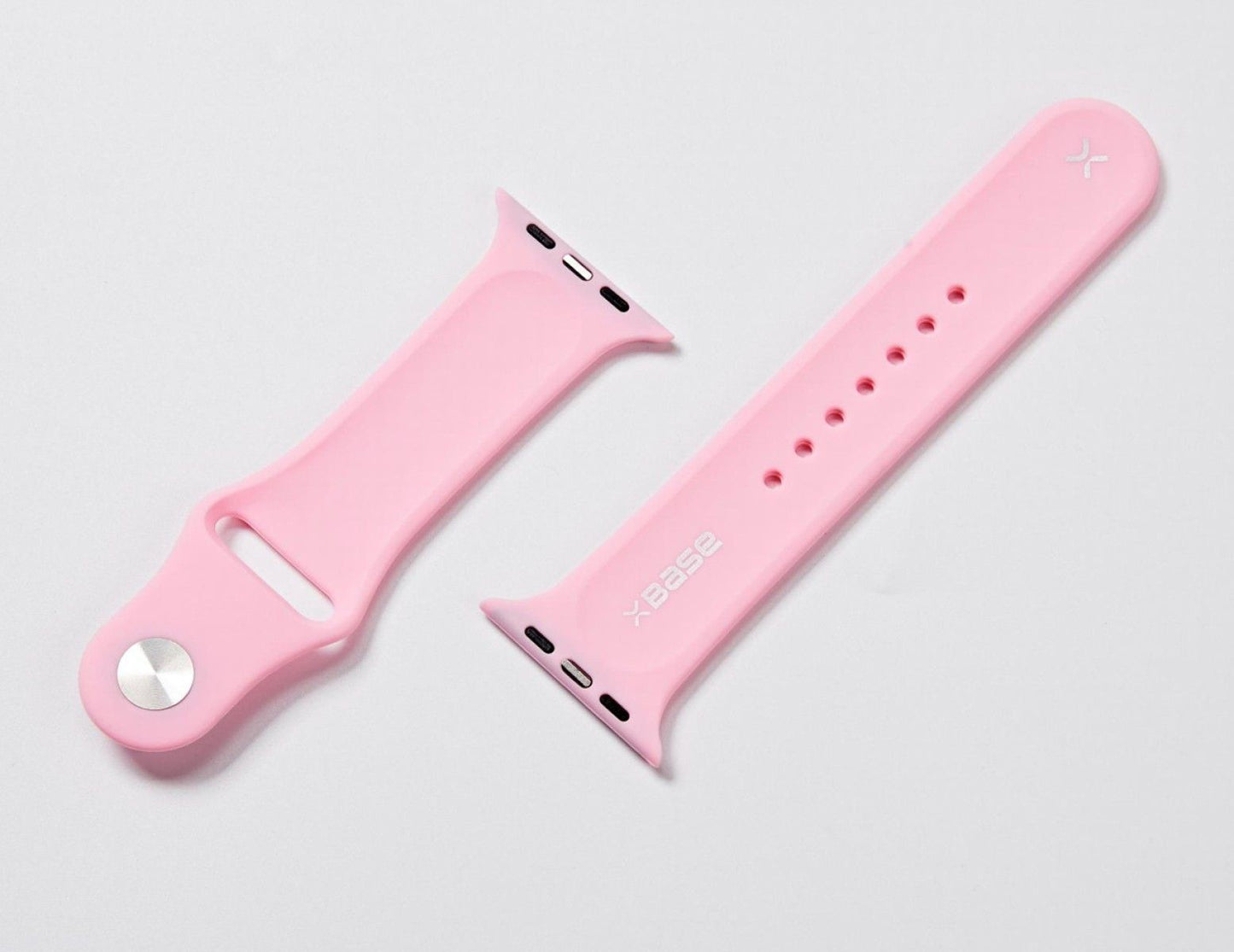 White Silicone Watch Band Made for Apple Watch - Large (42/44/45/49mm)