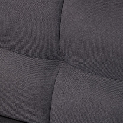 75" Flared Arm Convertible Sleeper Sofa-Dark Gray